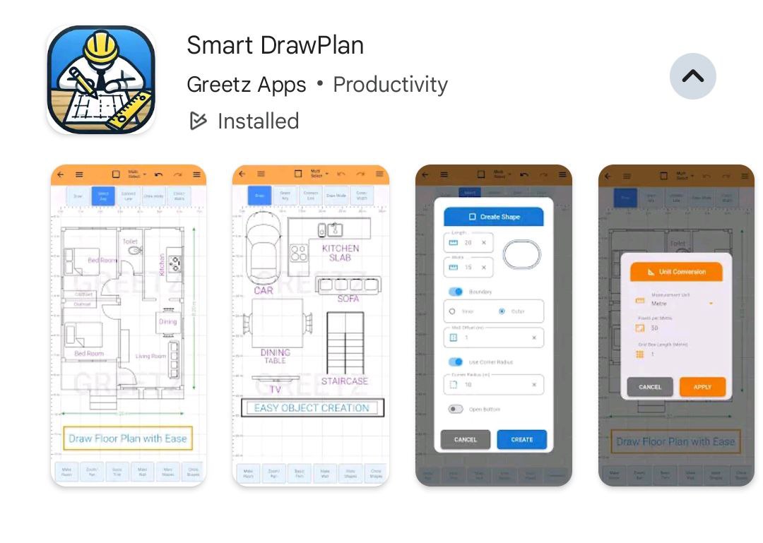 Smart DrawPlan - Professional 2D Vector Floor Plan Designer
